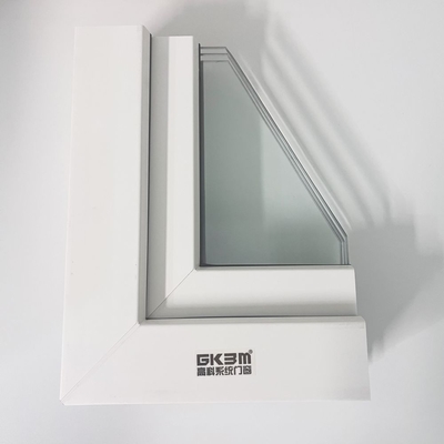GKBM 65 Series UPVC Casement Window Profiles Extrusion For Interior and External