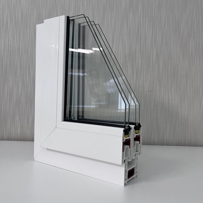 GKBM 62 세레이스 UPVC 슬라이딩 윈도우 외출 프로파일 구조 부품