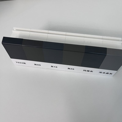 회색 UPVC 캐시먼트 창문 프로파일 GKBM 신 60B 열 단열